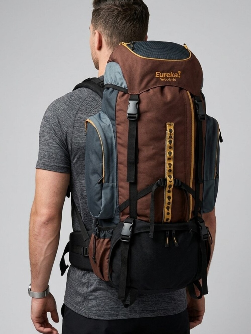 Vintage Eurêka Hiking Travel Backpack 68L+10